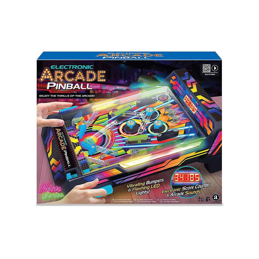 Electronic Arcade Pinball Game Portable Desktop Toy - Toyspry