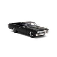 Fast & Furious 1967 El Camino Diecast: 1:24 Black Model (Fast X)