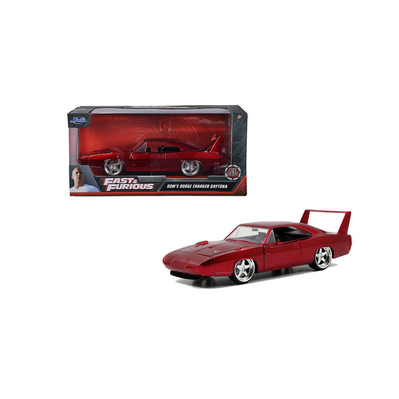 Fast & Furious 1969 Dodge Charger - 1:24 Diecast Model Car (Red)