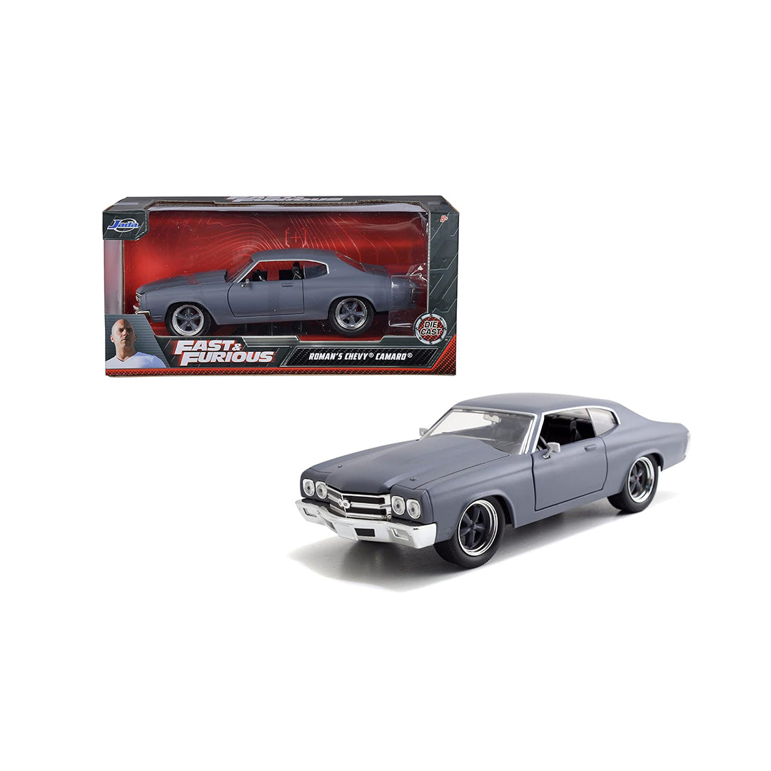Fast & Furious 1970 Chevy Chevelle SS Diecast: 1:24 Grey Model