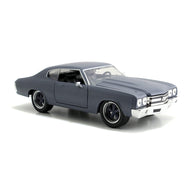 Fast & Furious 1970 Chevy Chevelle SS Diecast: 1:24 Grey Model