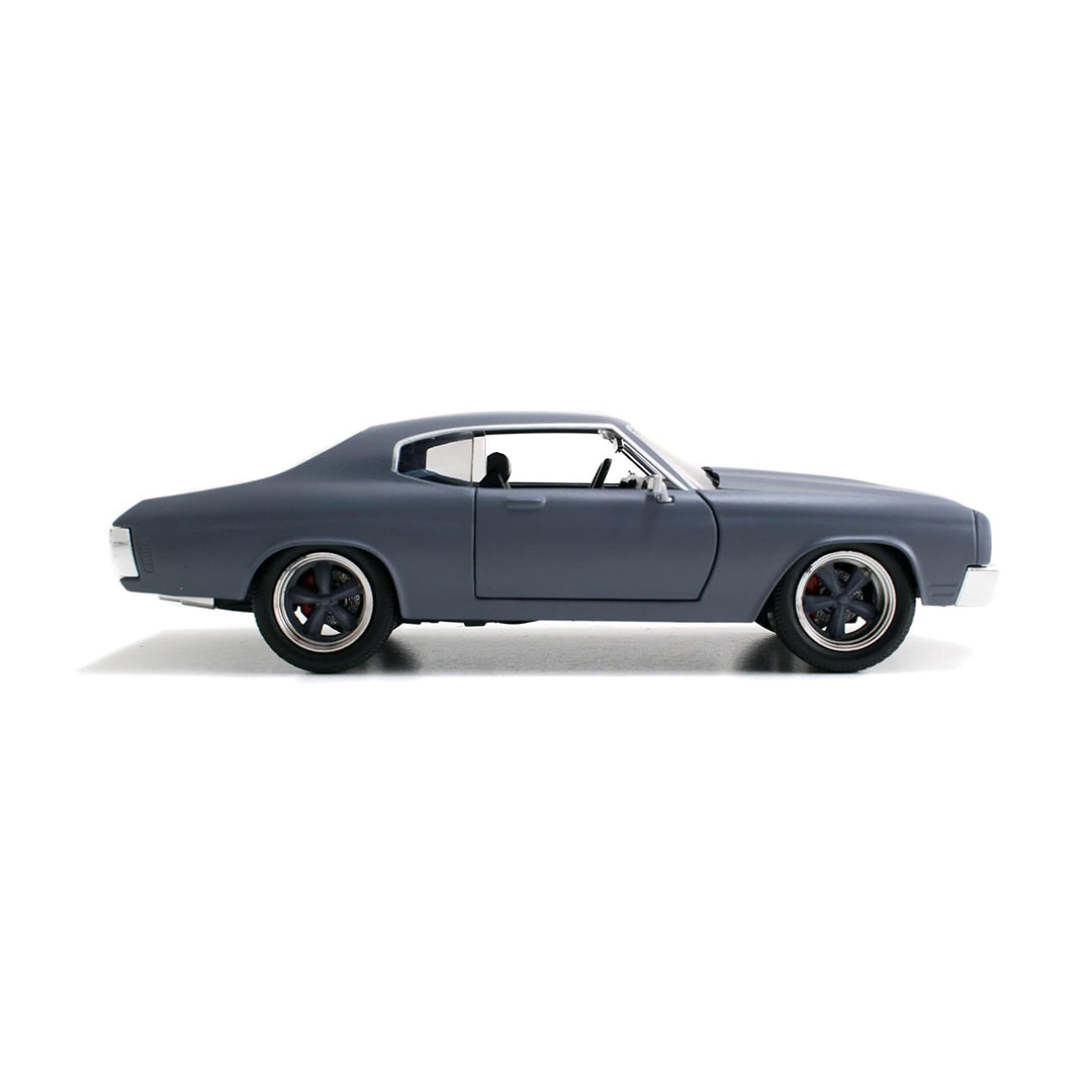 Fast & Furious 1970 Chevy Chevelle SS Diecast: 1:24 Grey Model