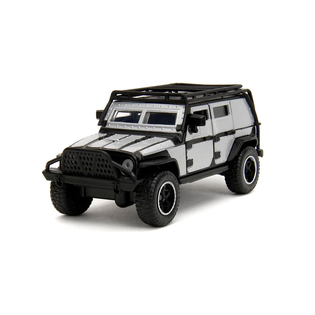 Fast & Furious Dom's Charger & Tej's Jeep Twin Pack - 1:32 Diecast Model Car Set - Toyspry