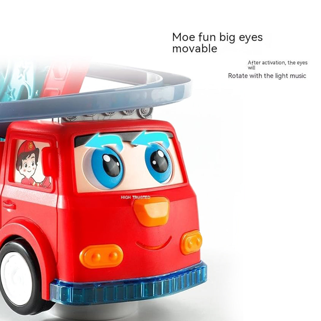 5-in-1 Fire Engine Toy Set with Slide & Ferris Wheel - Toyspry