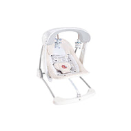 Fitchbaby Electric Portable Baby Swing - Ivory - Automatic Baby Bouncer