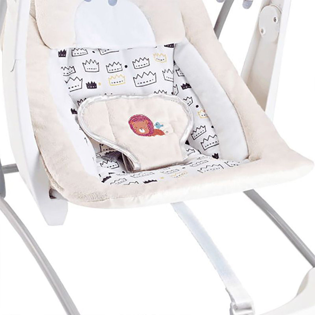 Fitchbaby Electric Portable Baby Swing - Ivory - Automatic Baby Bouncer