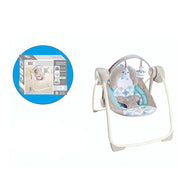 Fitchbaby Electric Portable Baby Swing - Beige - Automatic Baby Bouncer