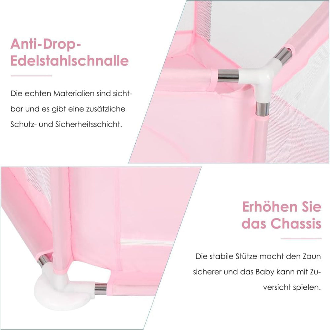 Close-up of the sturdy ABS plastic tube construction.