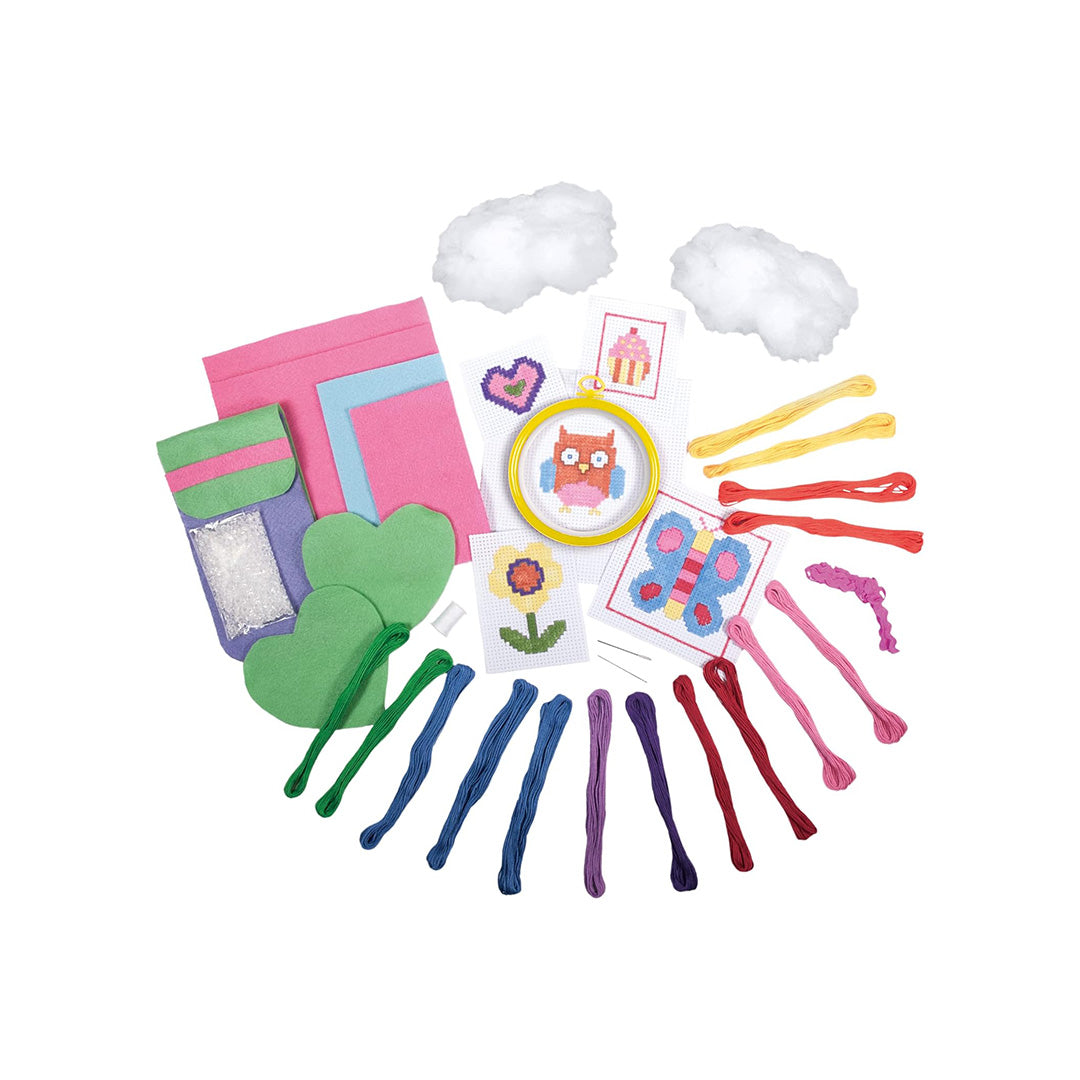 Galt Toys Cross Stitch Case arts and crafts for kids kit.
