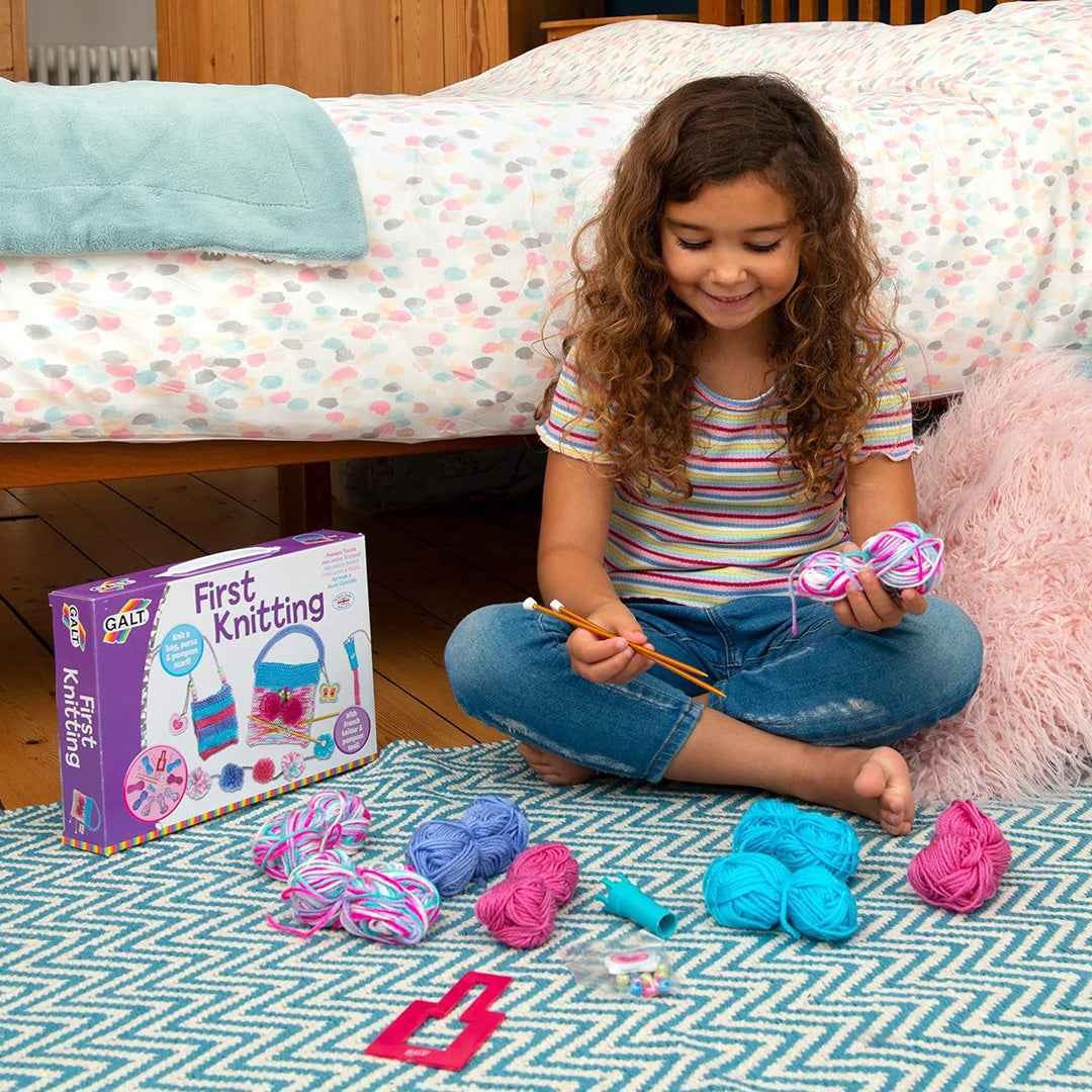 Galt Toys Knitting Kit for Girls - First Craft Experience