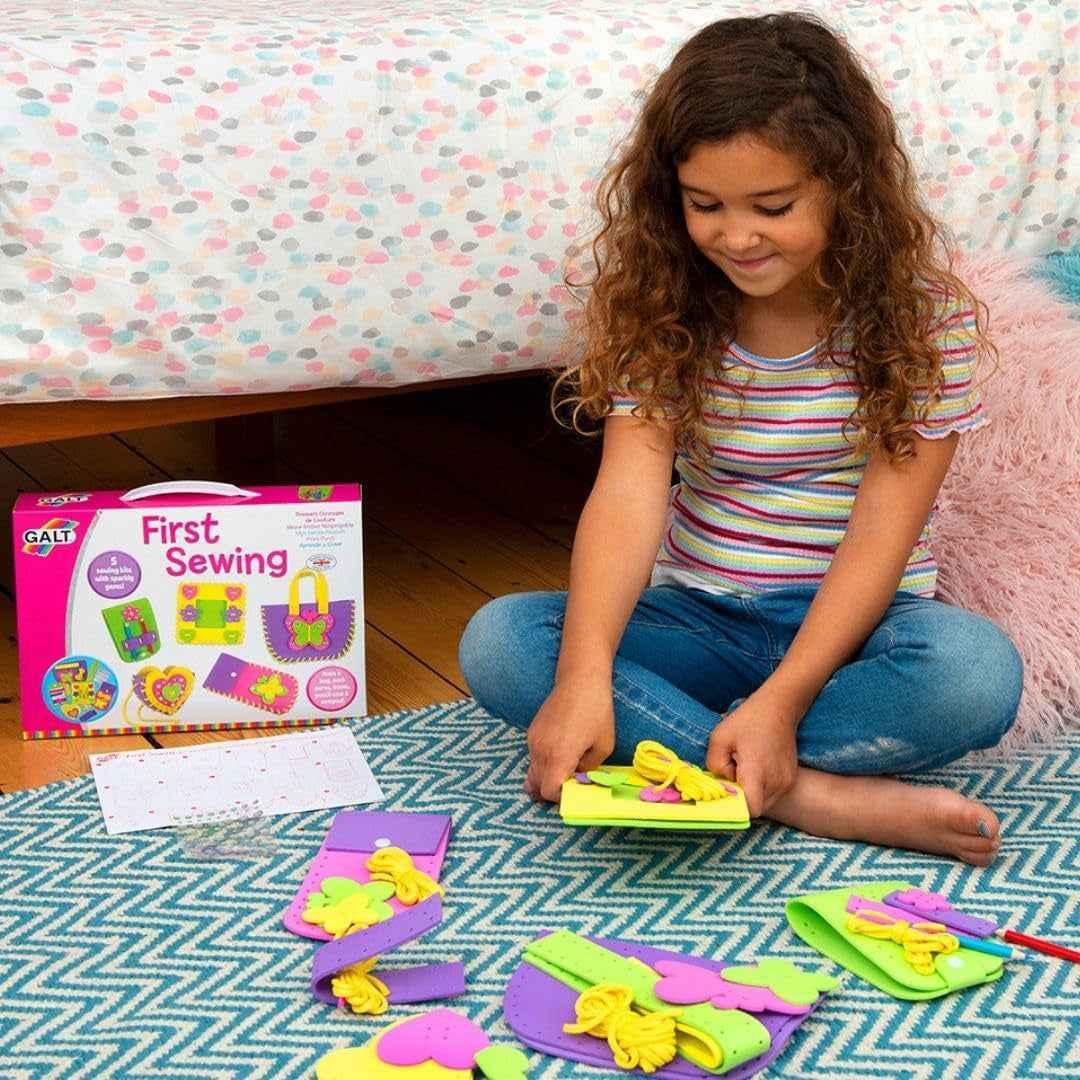 Galt Toys Sewing Kit for Creative Kids – First Sewing Craft Kit - Toyspry