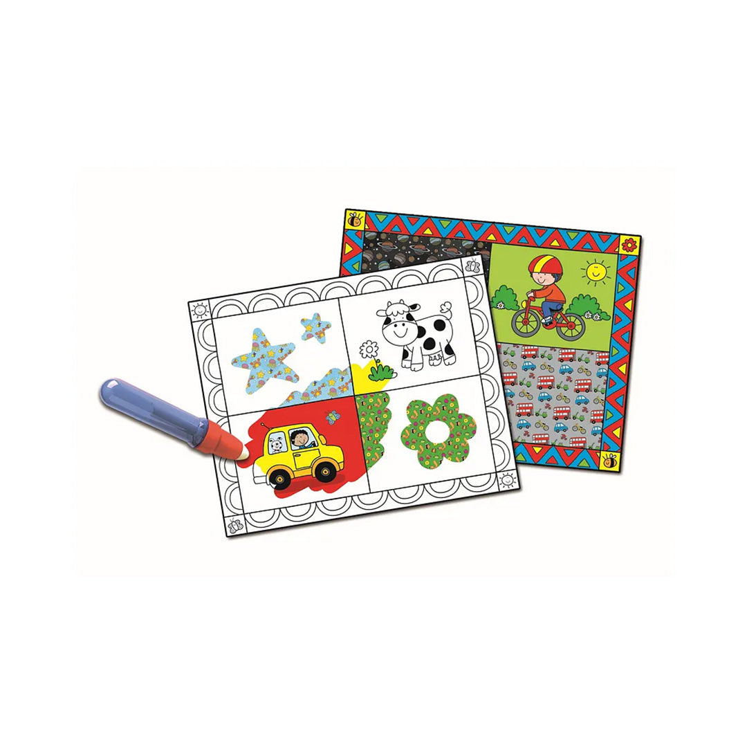 Mess-free non-toxic toys water reveal placemats for toddlers.
