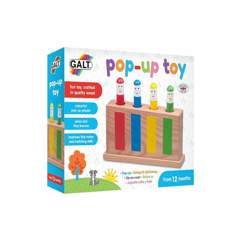Galt Toys Pop-Up Activity Toy - Engaging Wooden Play for Kids