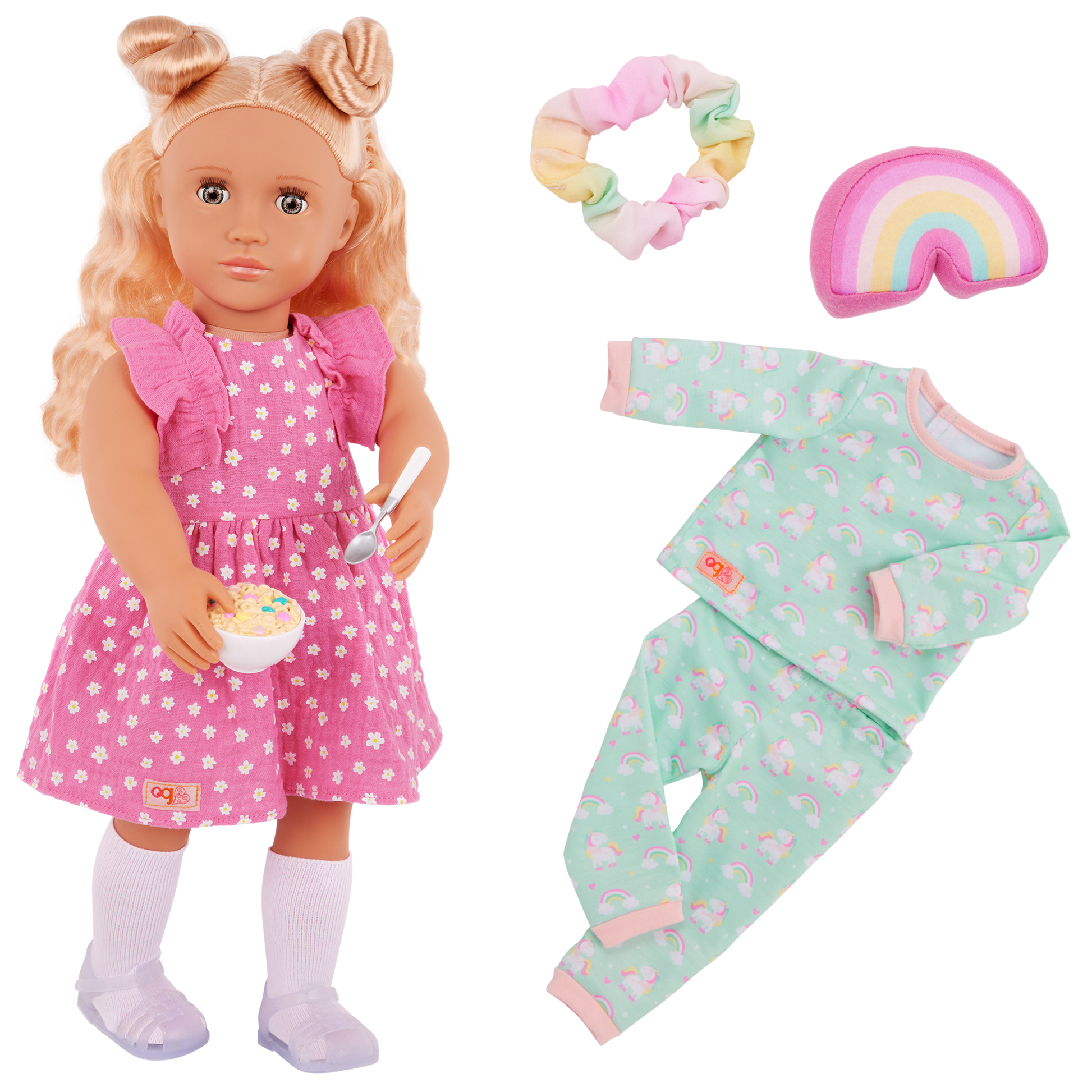 Our Generation Gillian Doll - 18-inch Doll with Pajamas and Accessories