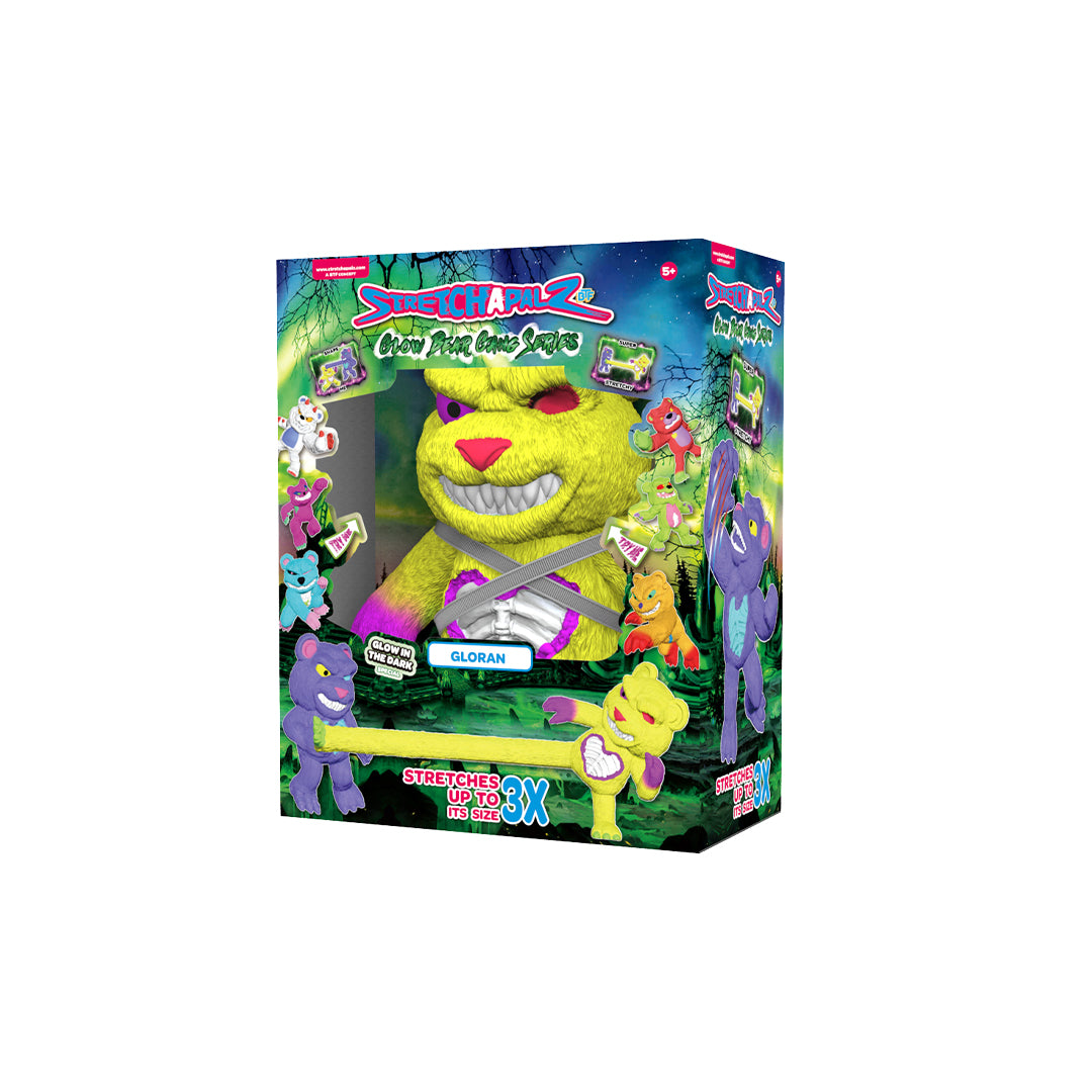 Stretchapalz Glow Bear Gang - 24cm Stretchable Plush Toy