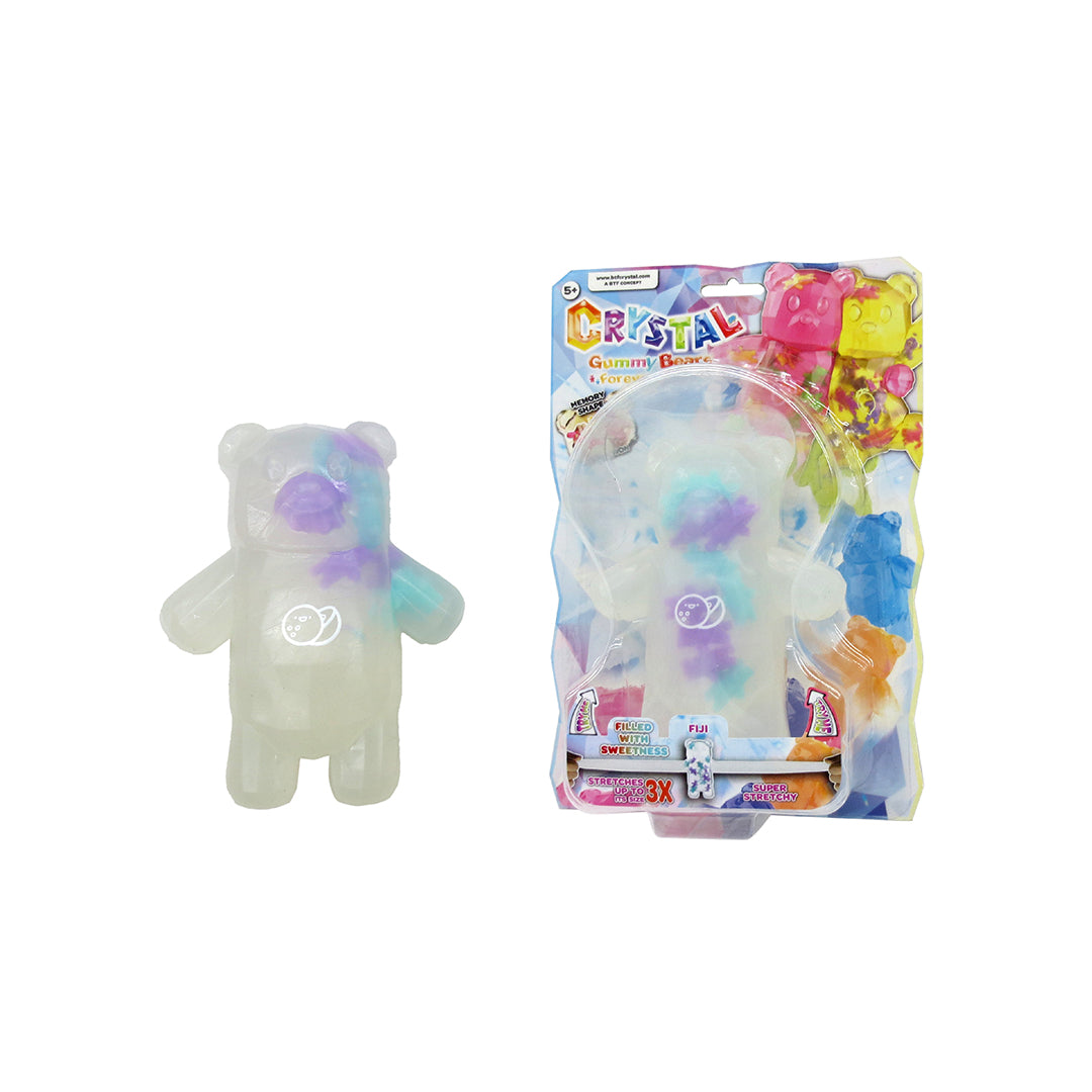 Stretchapalz Crystal Gummy Bears - Stretchable and Squishy Sensory Toys for Kids