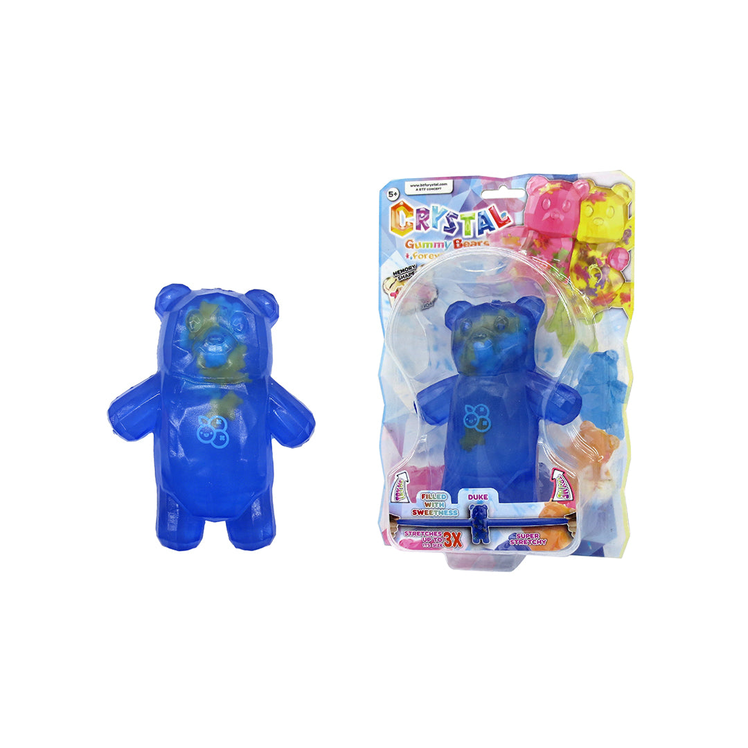 Stretchapalz Crystal Gummy Bears - Stretchable and Squishy Sensory Toys for Kids