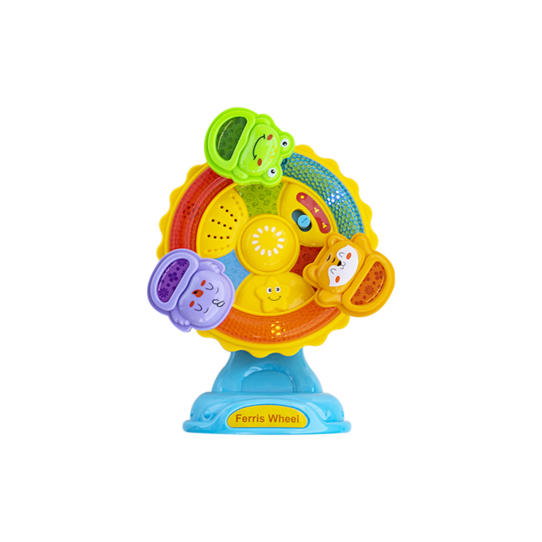 HapeeCapee Animal Ferris Wheel - Baby Sensory Toy with Lights and Music