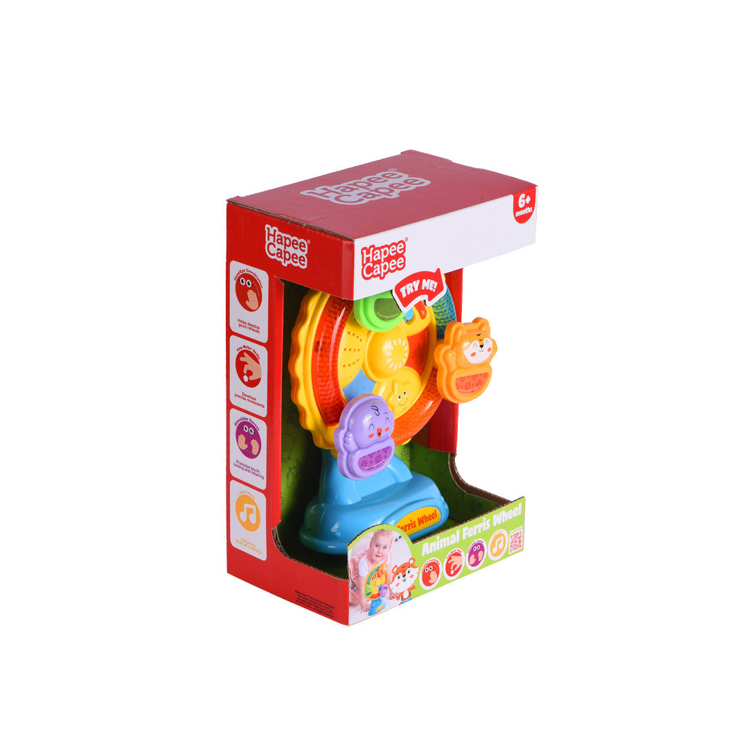 Hapee Capee Animal Ferris Wheel - Interactive Baby Toy - Toyspry