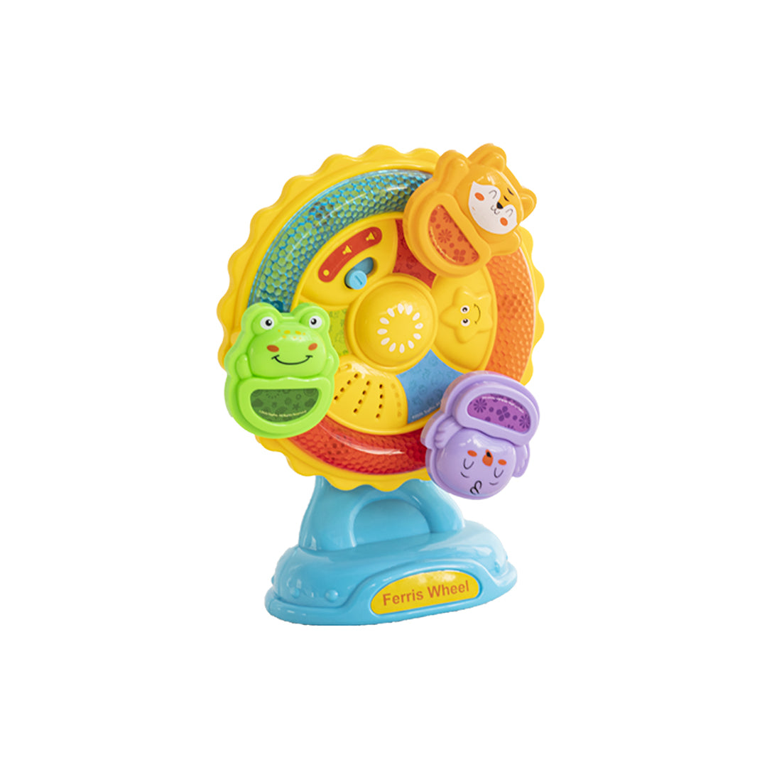 HapeeCapee Animal Ferris Wheel - Baby Sensory Toy with Lights and Music