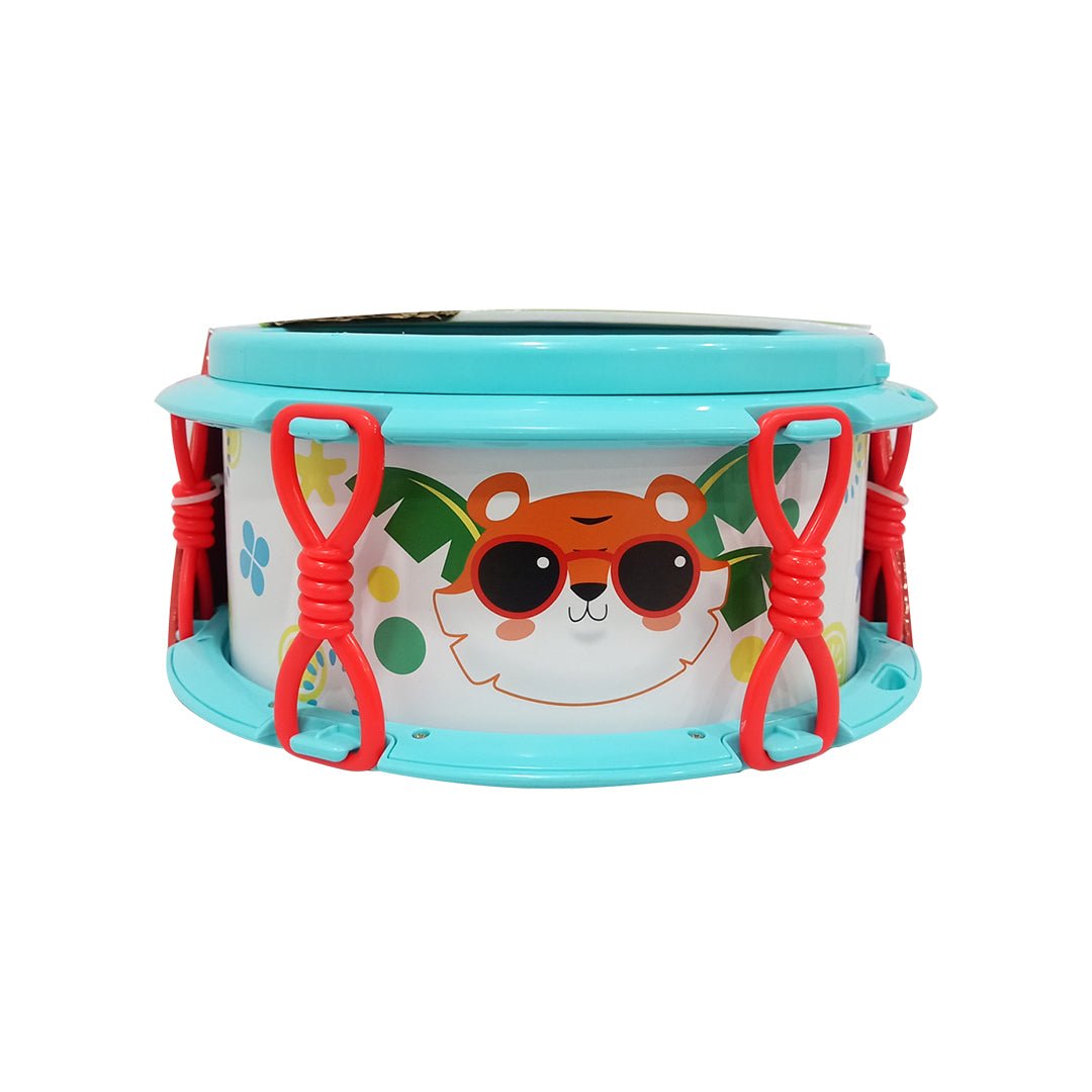 HapeeCapee My 1st Drum Set - Musical Toy with Drum, Tambourine, and Maracas