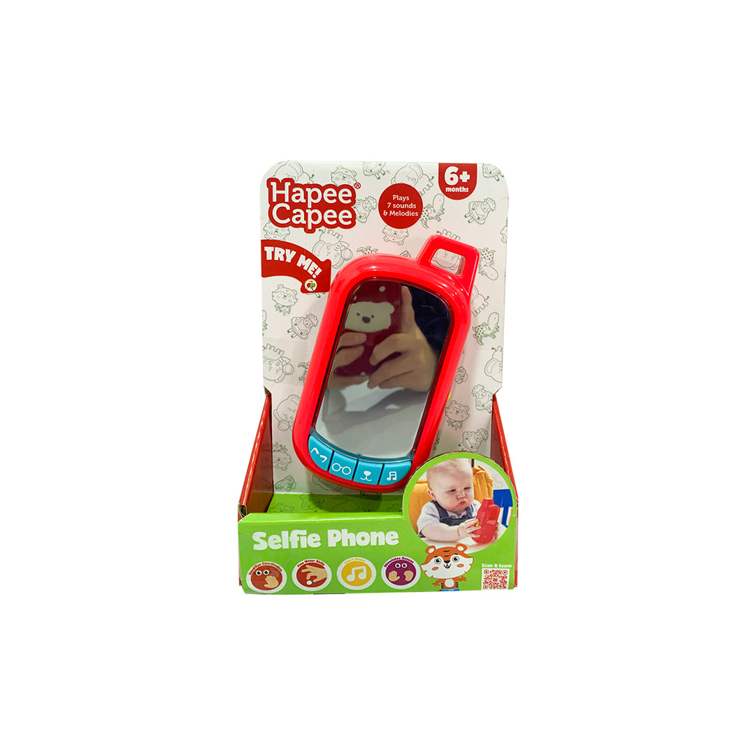 HapeeCapee Selfie Phone Toy for Kids - Interactive Musical Toy with Lights and Sounds