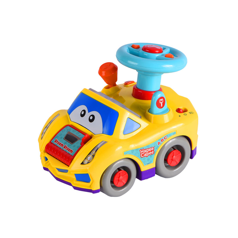 Hapee Capee Vroom Vroom Car - Interactive Musical Baby Toy
