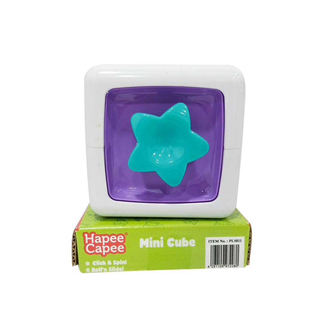 Hapee Capee Mini Cube - Interactive Baby Toy with Sensory Activities