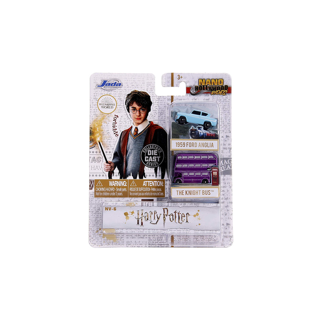Harry Potter Nano Hollywood Rides Die Cast Cars (2-Pack) | Jada Toys