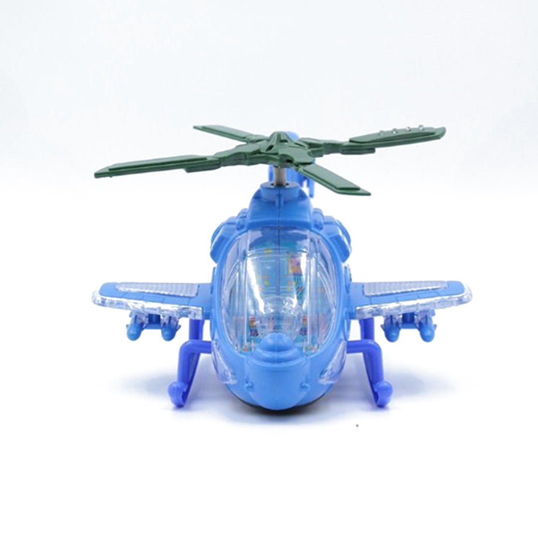 Close-up of the Helicopter Toy with Lights and Sound