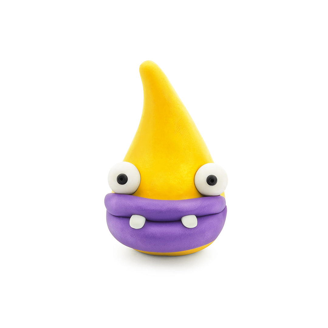 Non-toxic air-dry clay beast figures for physical development.
