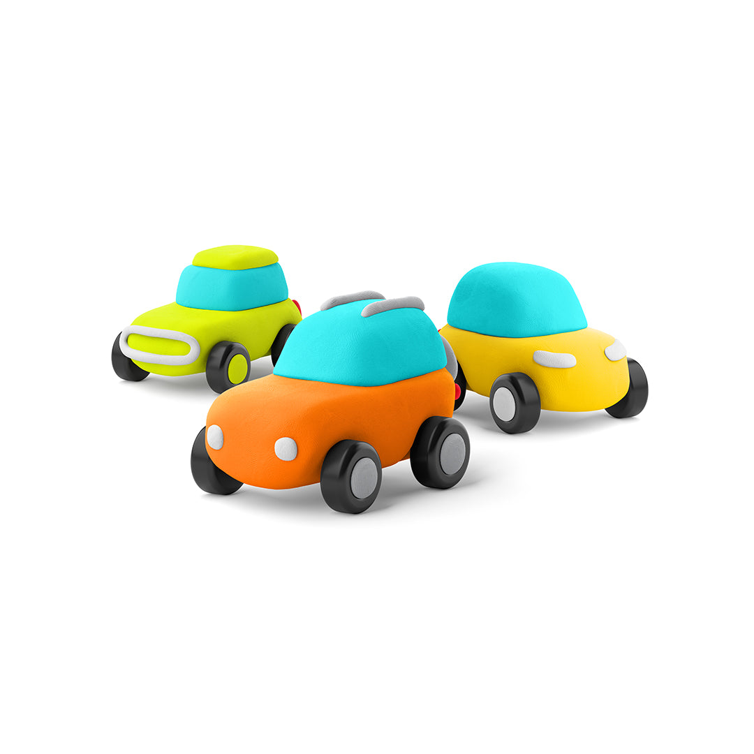 Educational toys for kids featuring 3D vehicle designs and open-ended play.
