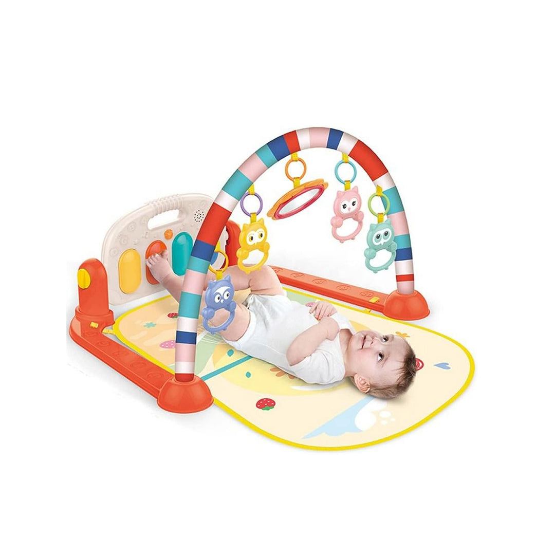 Huanger Baby Play Mat with Piano - Musical Infant Gym - Toyspry