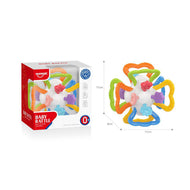 Huanger Soft Teether Ball Rattle: Safe Sensory Toy for Toddlers