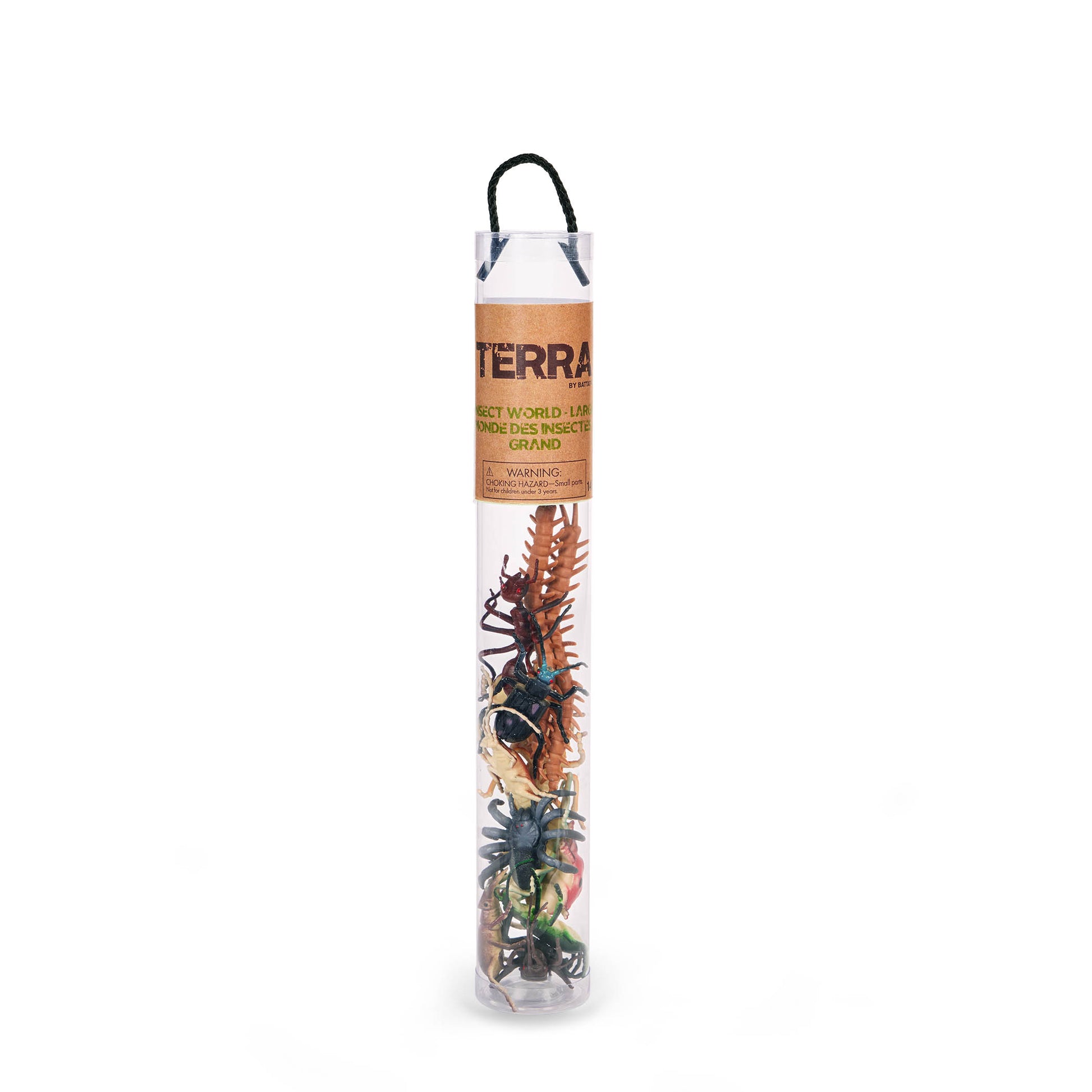 Terra Miniature Insects in a Tube - 14 Piece Insect Toy Set for Kids