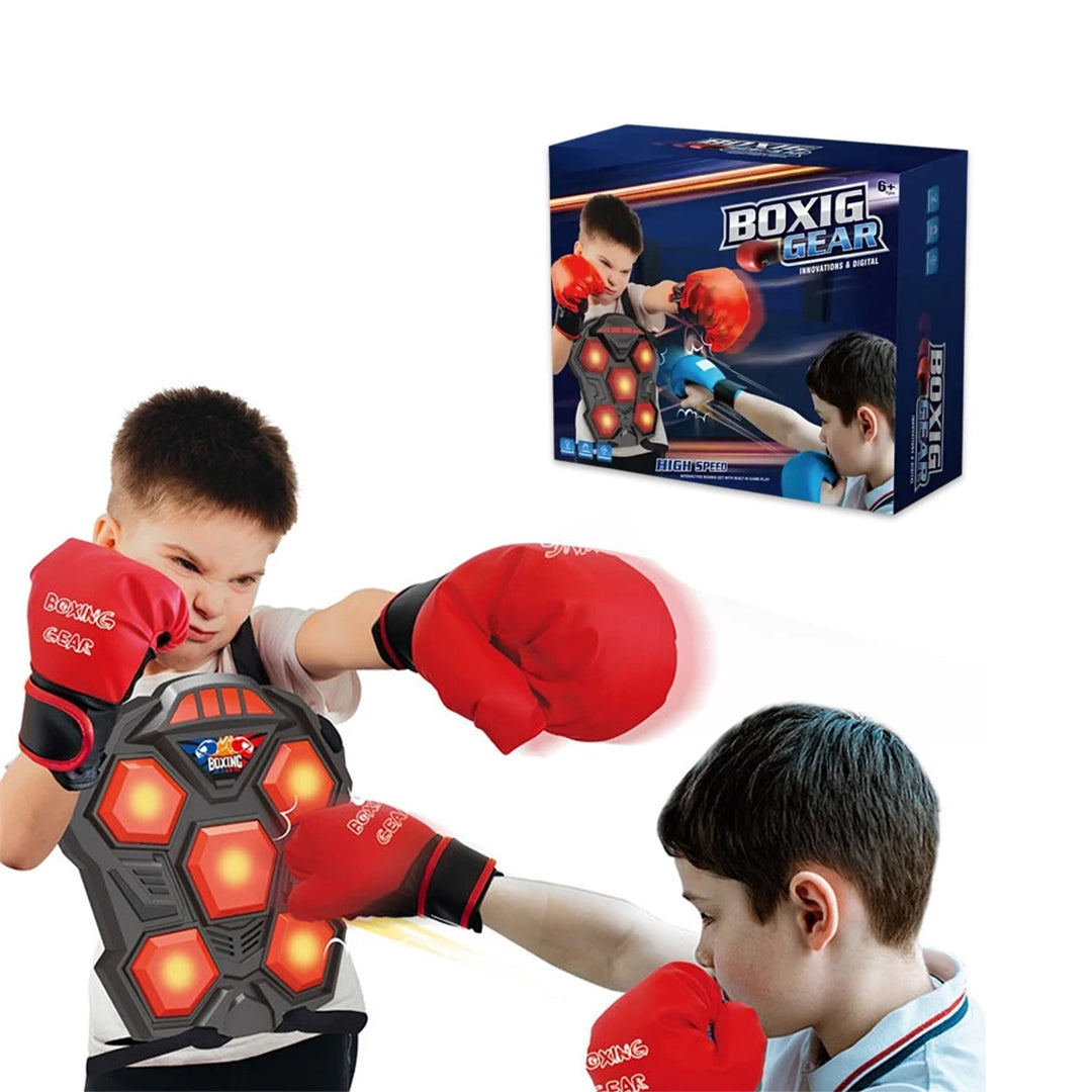 Interactive Boxing Training Machine for Kids | Scoring Music Boxing Toy to Improve Hand-Eye Coordination