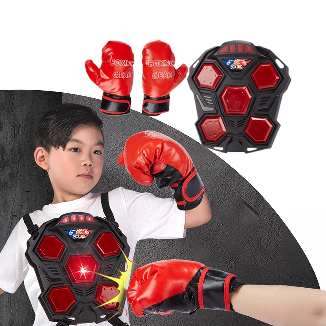 Interactive Boxing Training Machine for Kids | Scoring Music Boxing Toy to Improve Hand-Eye Coordination