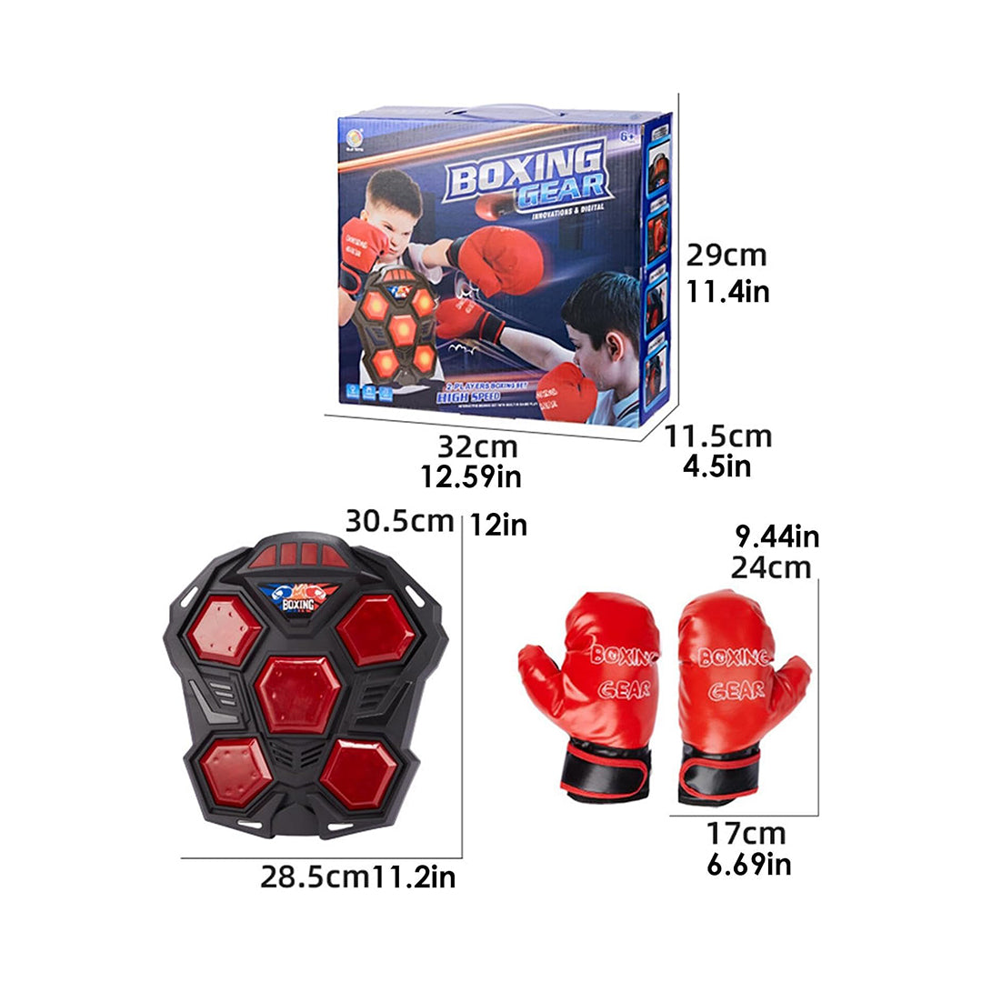 Interactive Boxing Training Machine for Kids with Mittens
