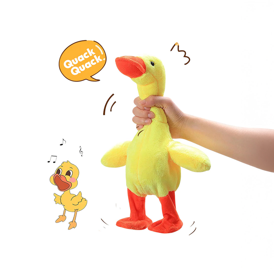 Talking Plush Duck - Interactive Singing Toy