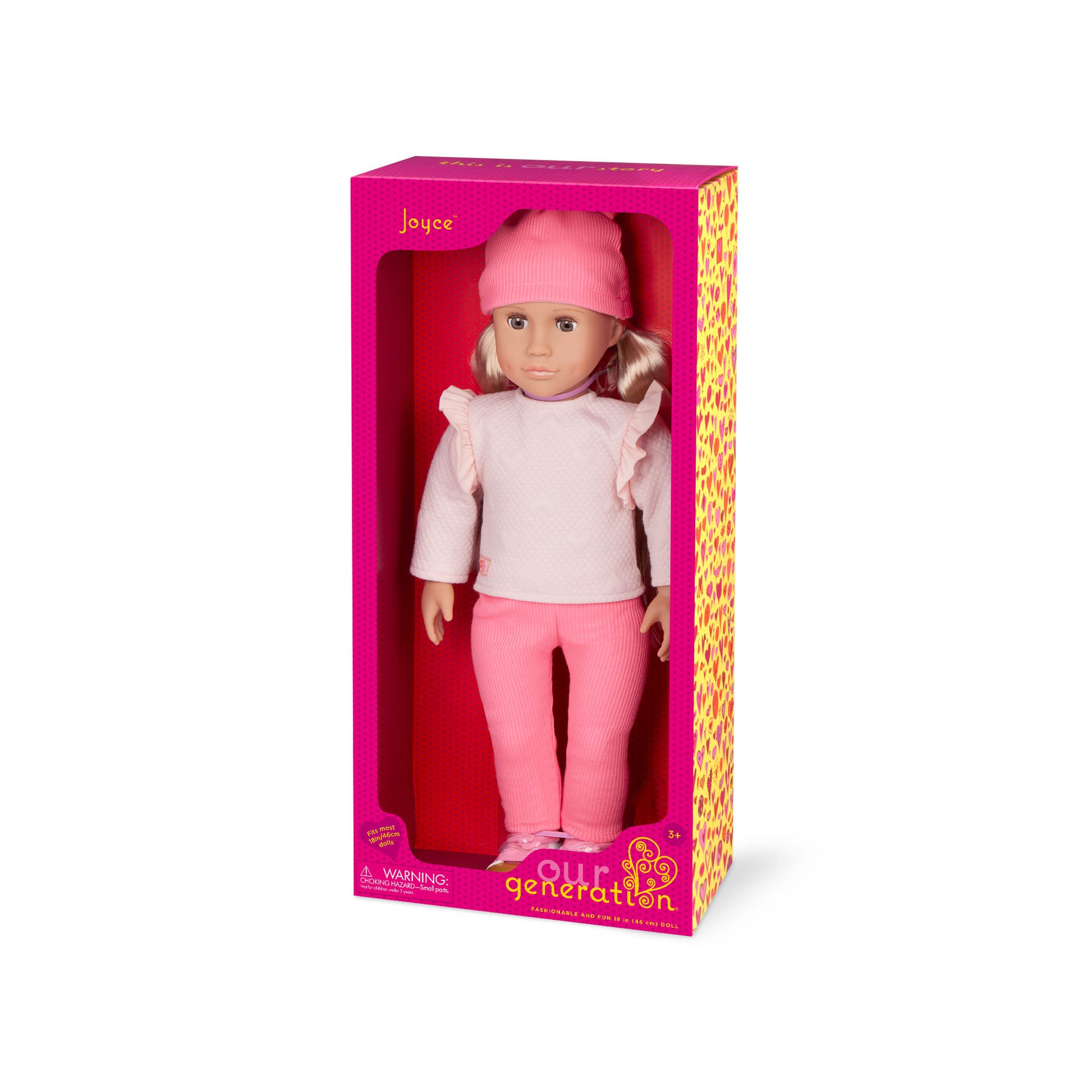 Our Generation Joyce Doll - 18-inch Fashion Doll with Pink Outfit