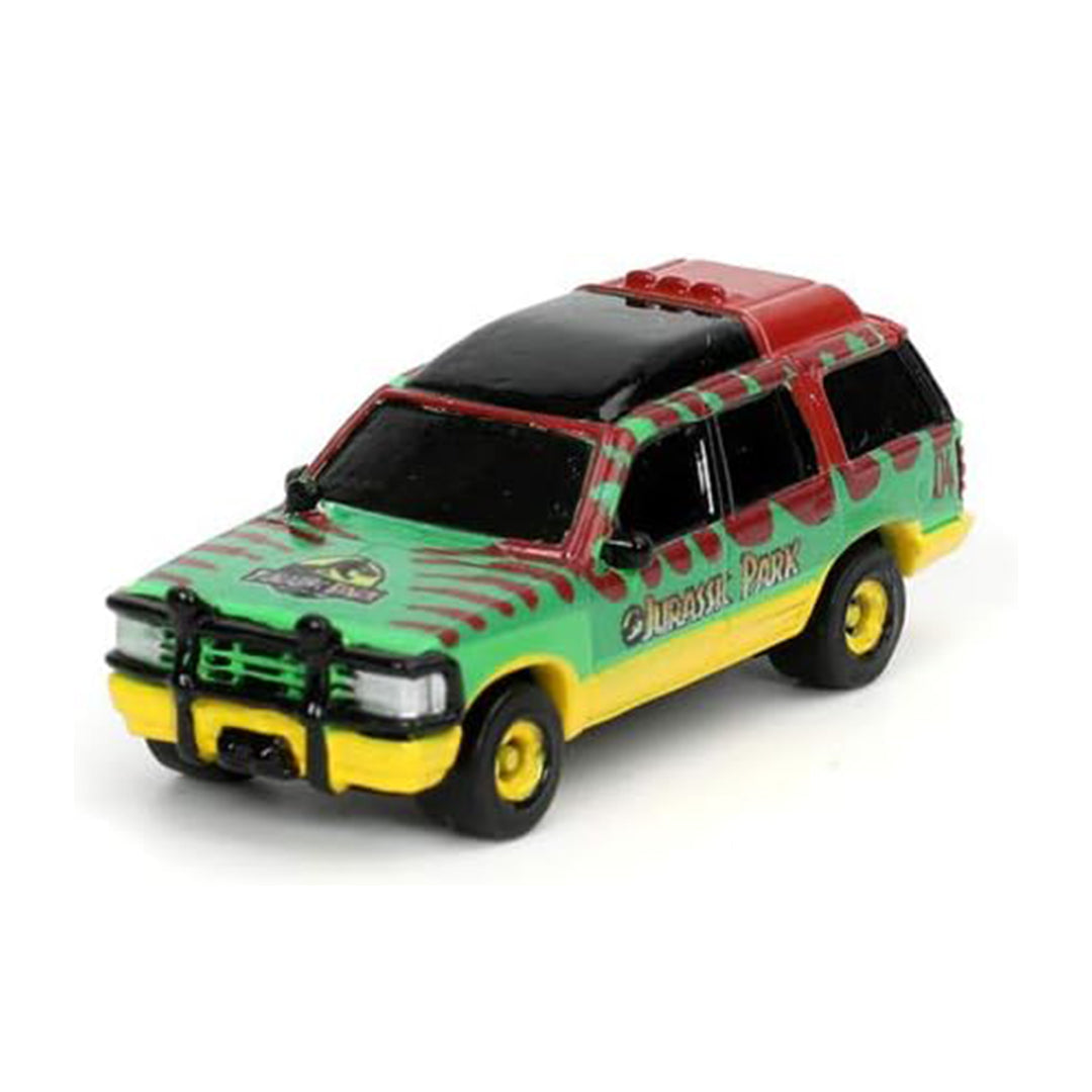 Jada Jurassic Park Nano Hollywood Rides 3-Pack - Diecast Model Vehicle Set - Toyspry