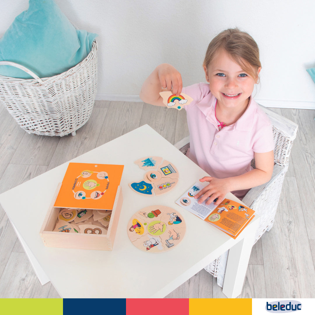 Montessori human biology sensory sorting game for screen-free play and language.
