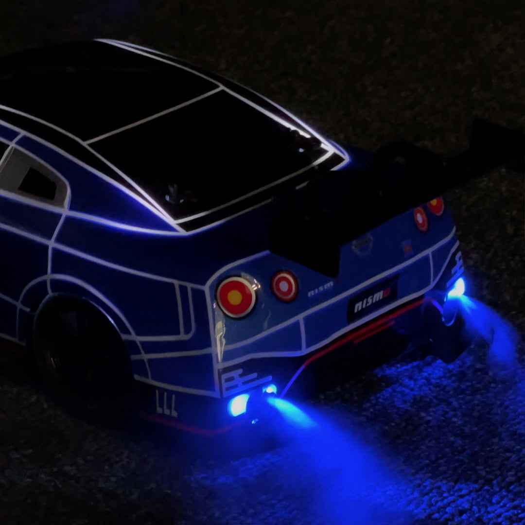 1:16 Nissan GTR RC Drift Car – High-Speed Racer with Real Vapor Exhaust - Toyspry