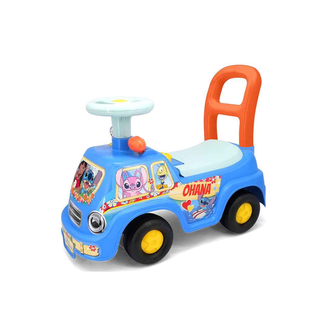 Kiddieland Stitch Adventure - Ride-On Car with Lights & Sounds - Toyspry