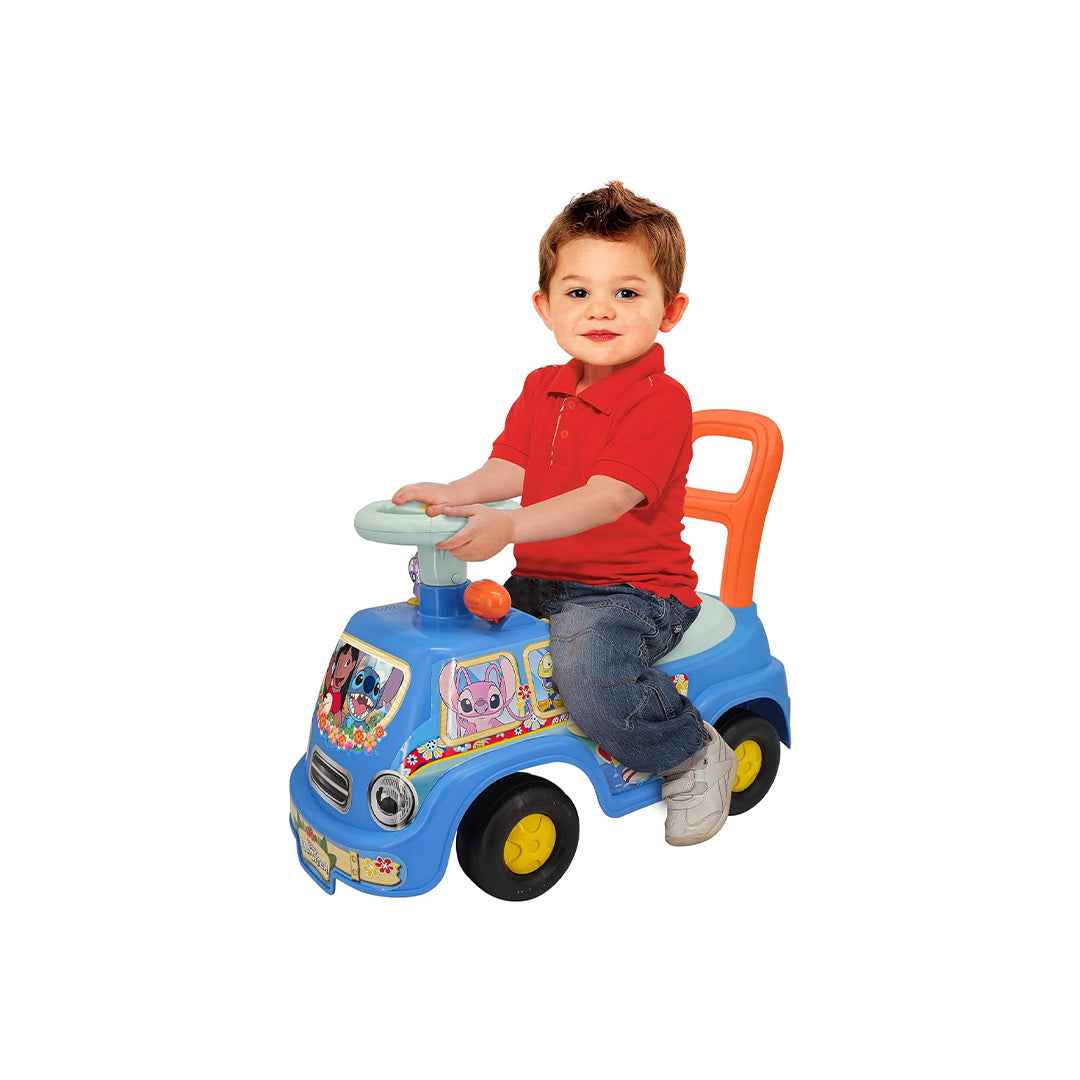 Kiddieland Stitch Adventure - Ride-On Car with Lights & Sounds - Toyspry
