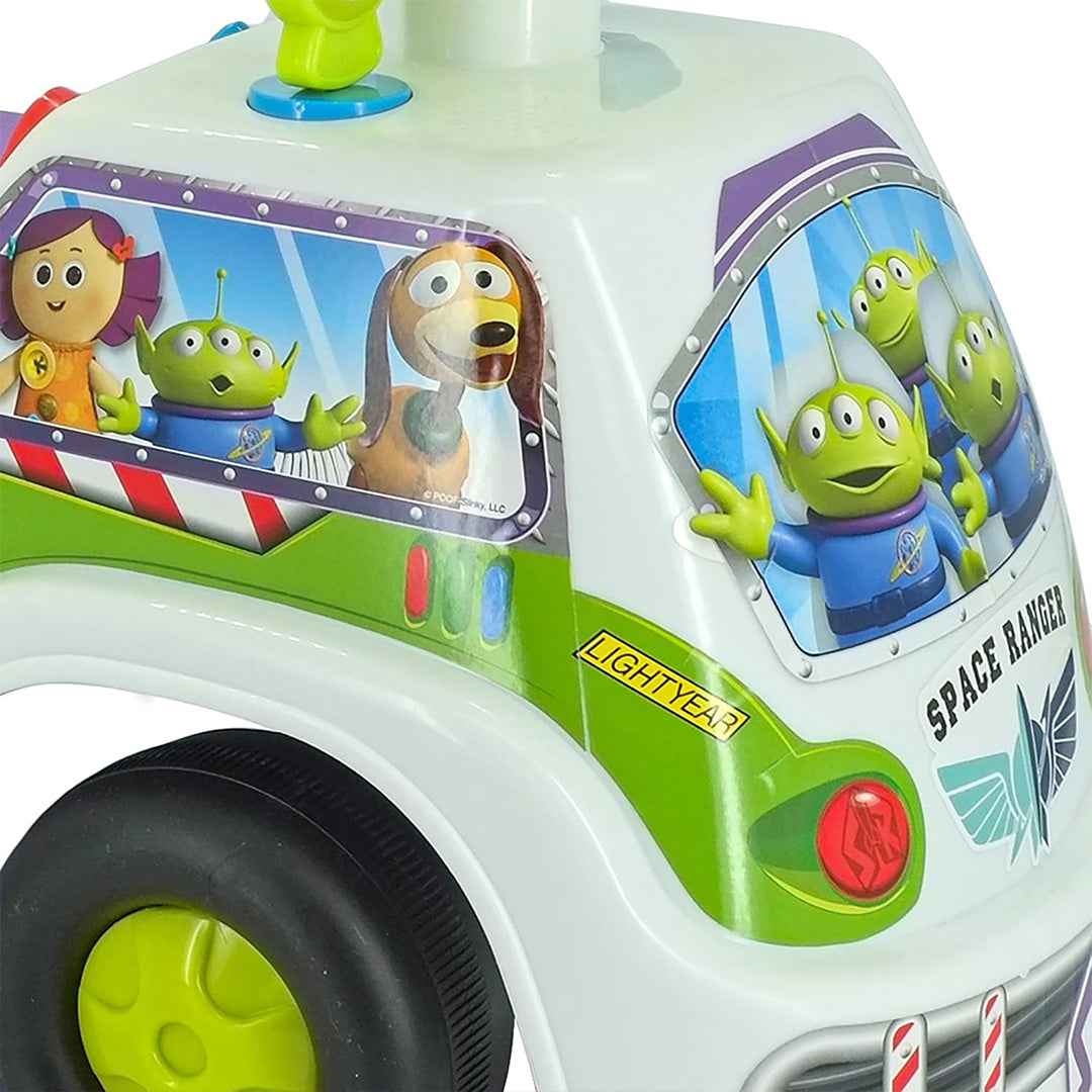Kiddieland Space Adventure - Ride-On Car with Lights & Sounds