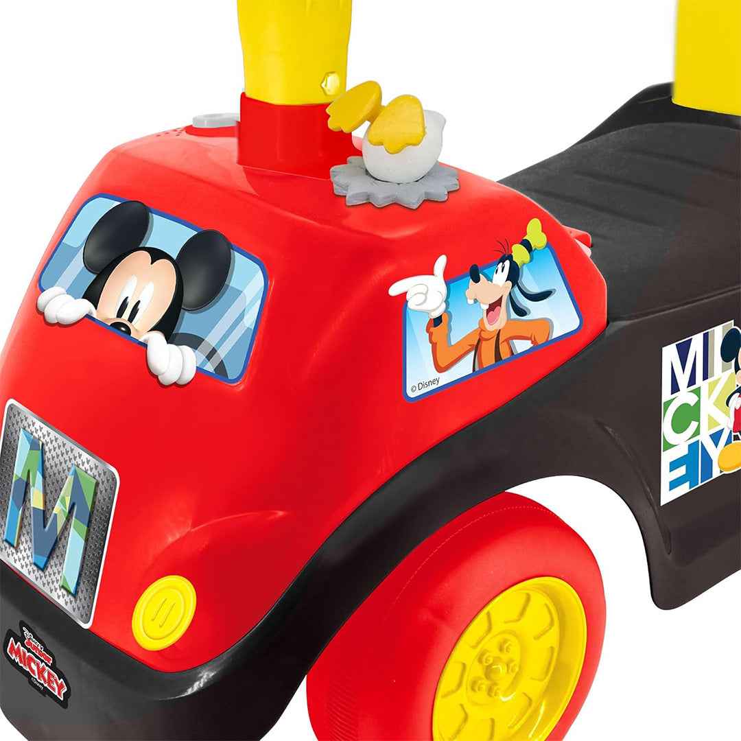 Kiddieland Mickey Mouse - Ride-On Car with Back Support - Toyspry