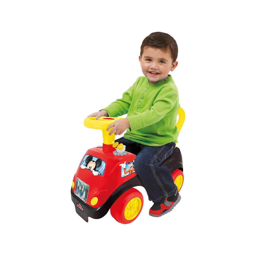 Kiddieland Mickey Mouse - Ride-On Car with Back Support - Toyspry