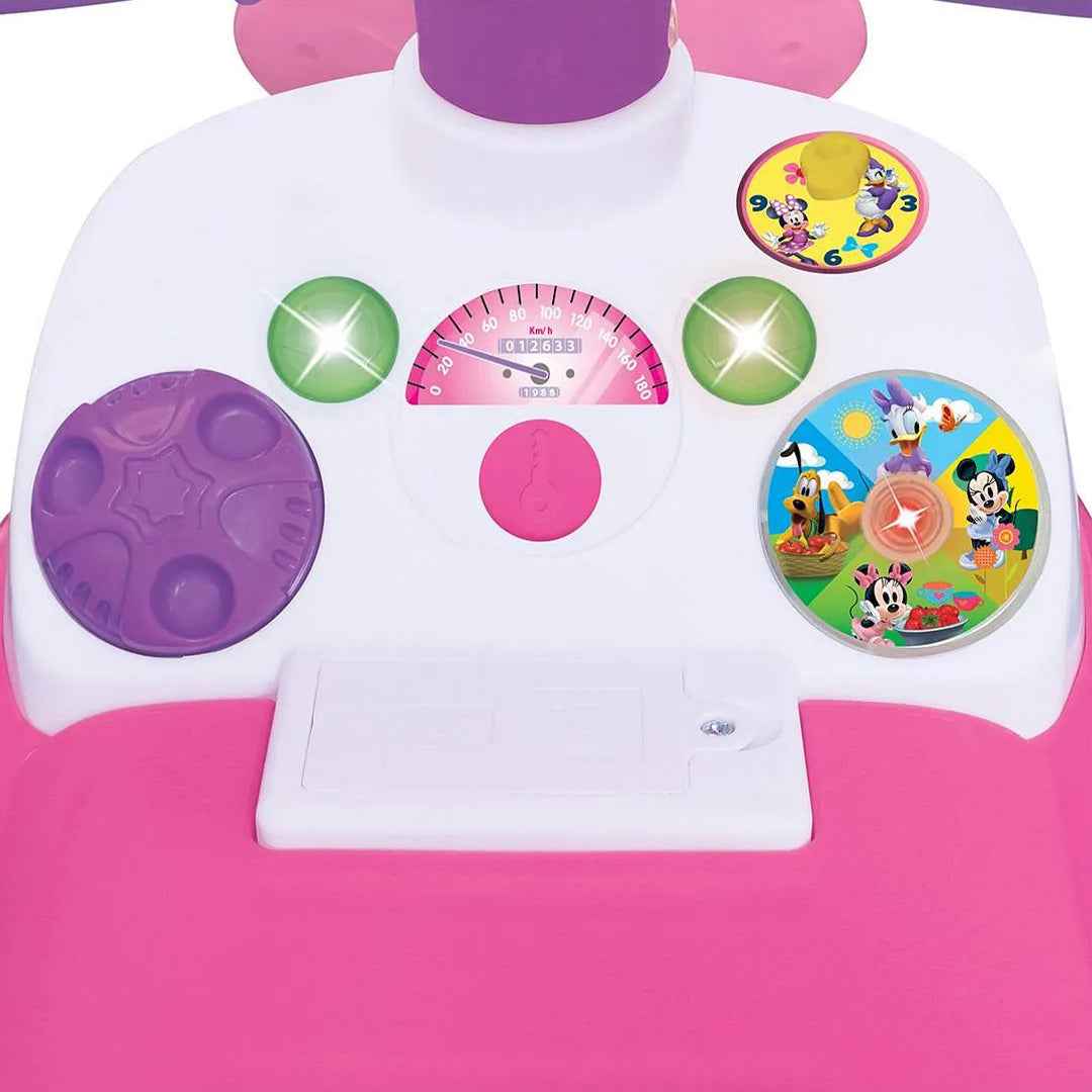 سيارة ميني ماوس للأطفال مع أضواء وأصوات