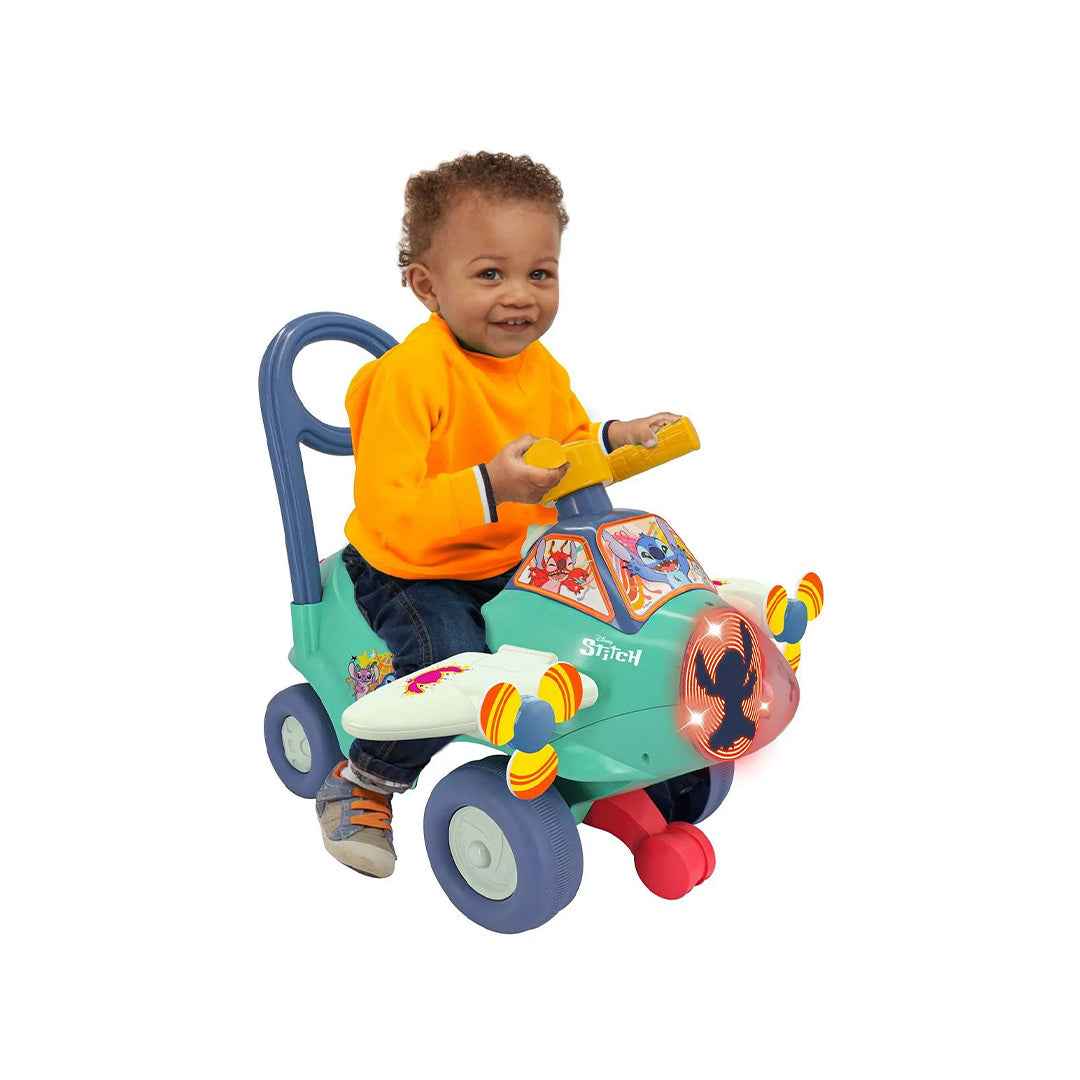 Kiddieland Stitch Activity Plane - Ride-On Toy - Toyspry
